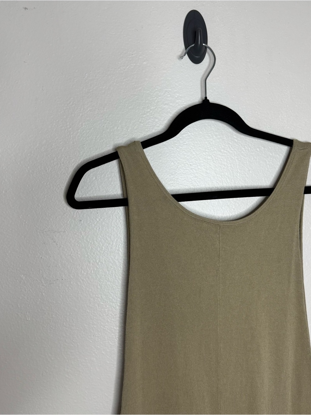 Böhme Olive Green Wide Leg Jumpsuit Scoop Neck Loungewear Romper Pockets - Picture 8 of 9